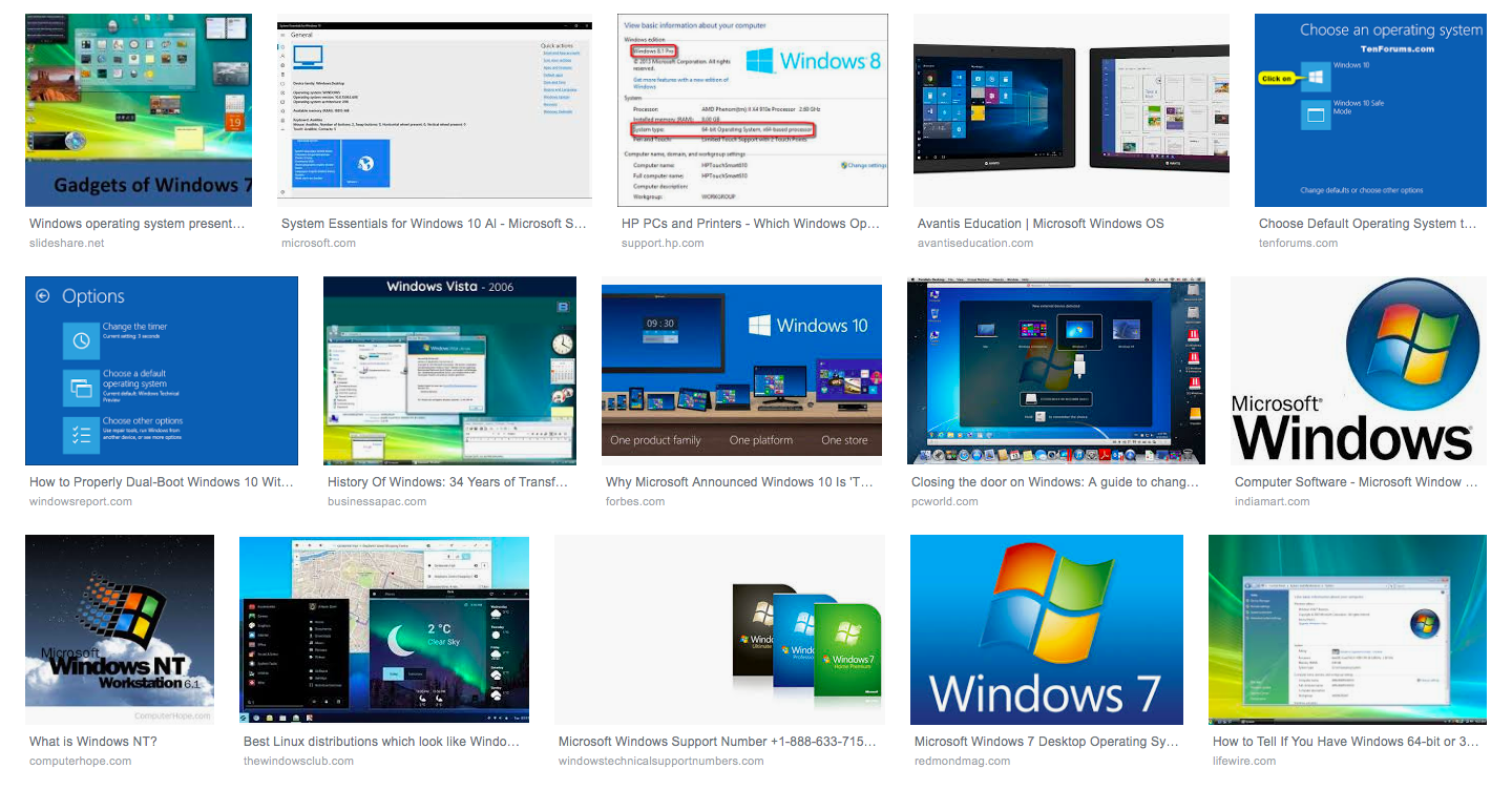 windows işletim sisteminin dünü ve bugünü