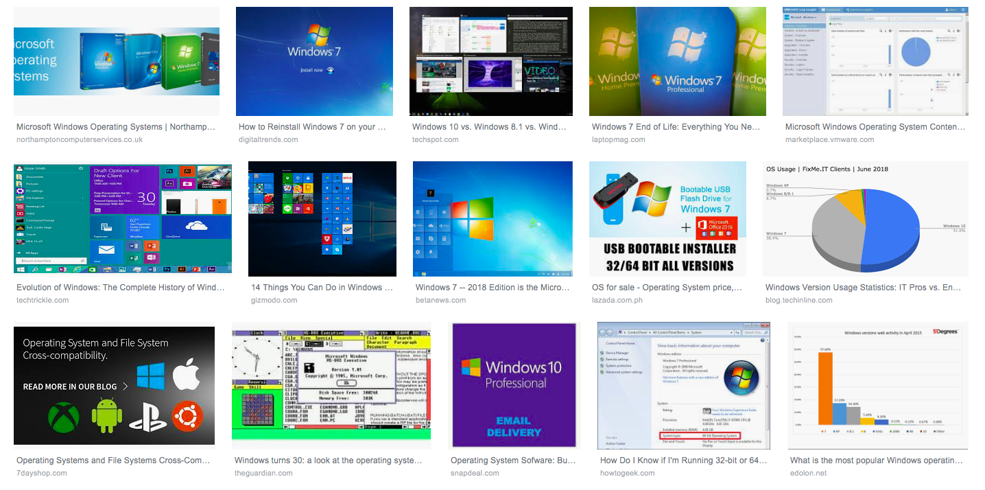 windows işletim sisteminin dünü ve bugünü